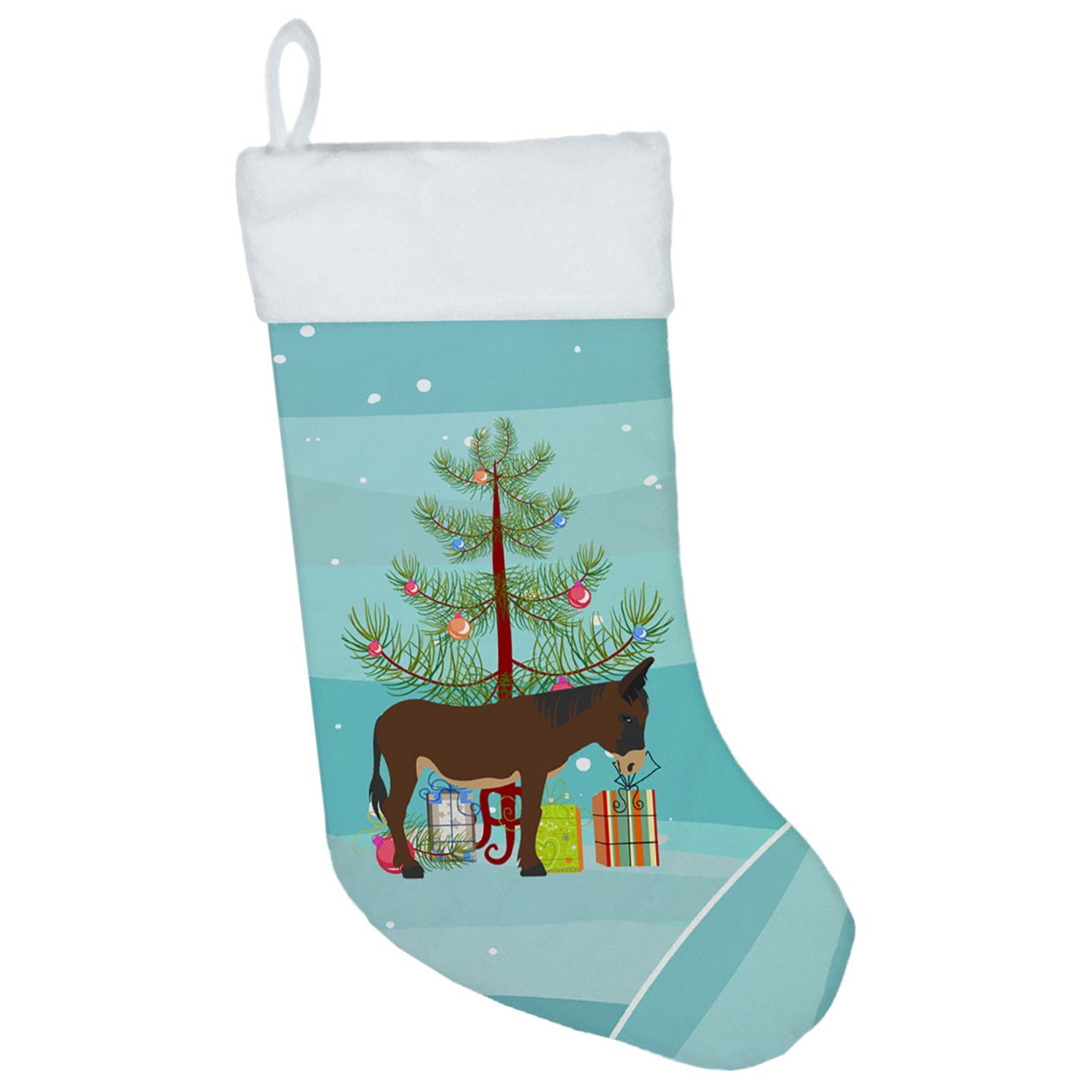 Zamorano-Leones Donkey Christmas Christmas Stocking