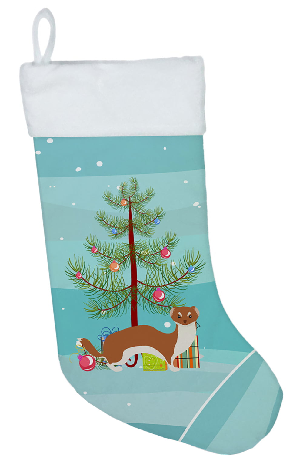 BB9237CS Weasel Christmas Christmas Stocking