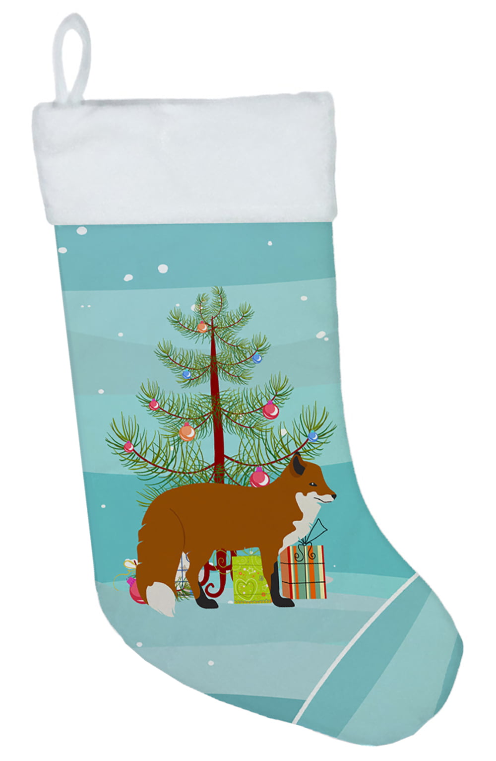 BB9243CS Red Fox Christmas Christmas Stocking