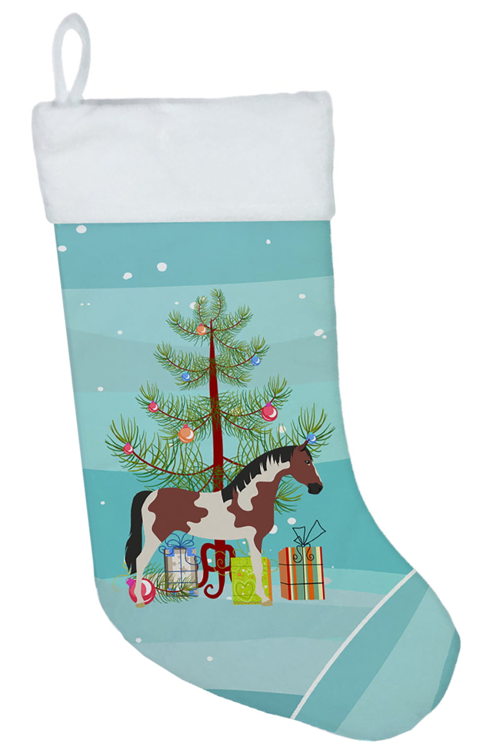 Pinto Horse Christmas Christmas Stocking