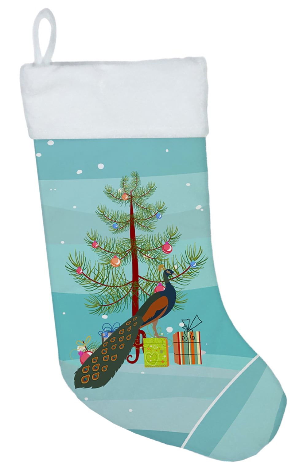 BB9292CS Indian Peacock Peafowl Christmas Christmas Stocking