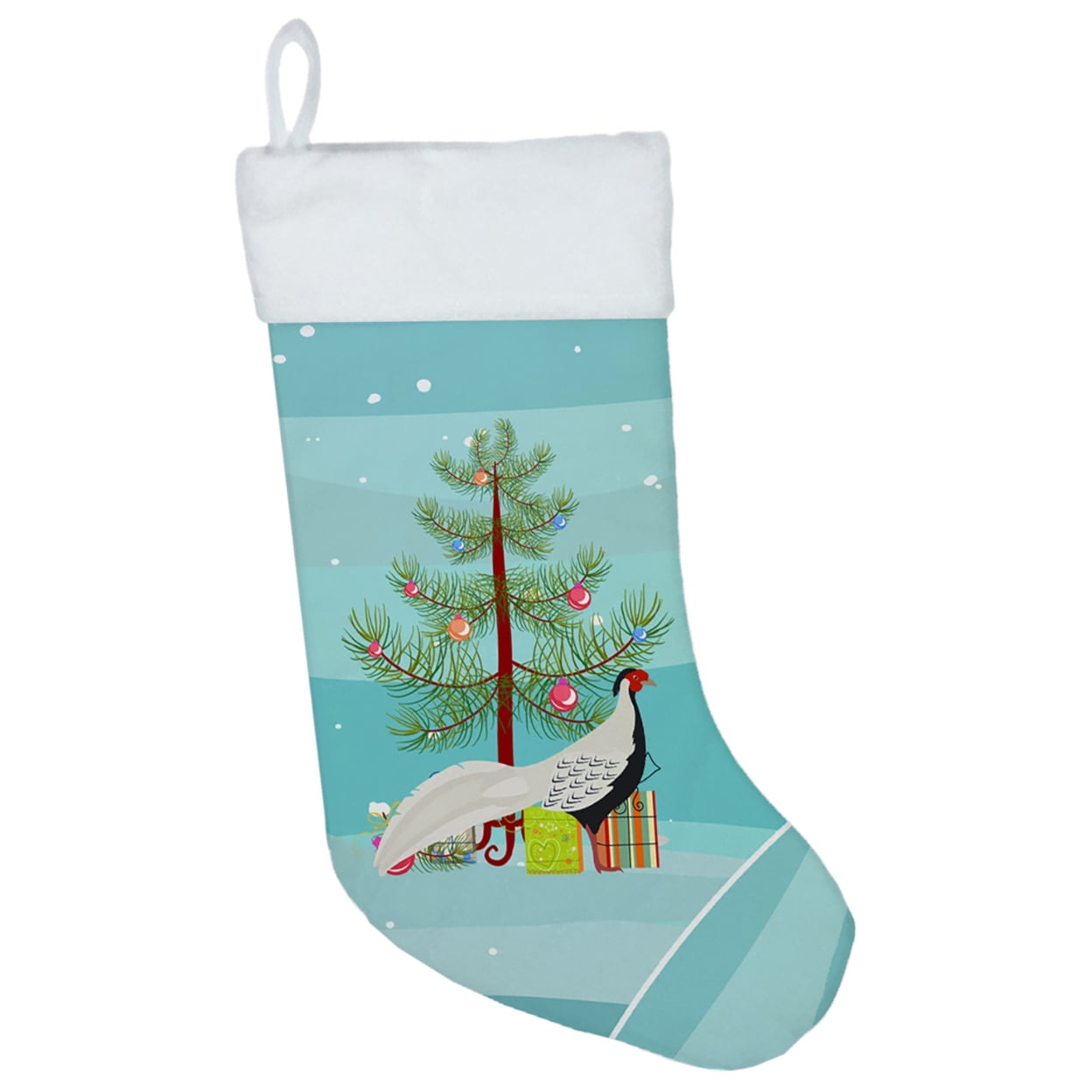 BB9296CS Silver Pheasant Christmas Christmas Stocking