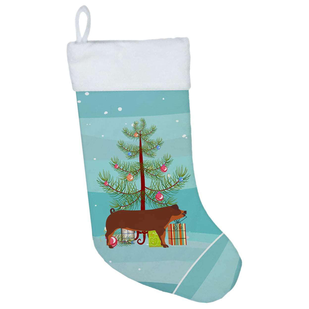 BB9309CS Duroc Pig Christmas Christmas Stocking