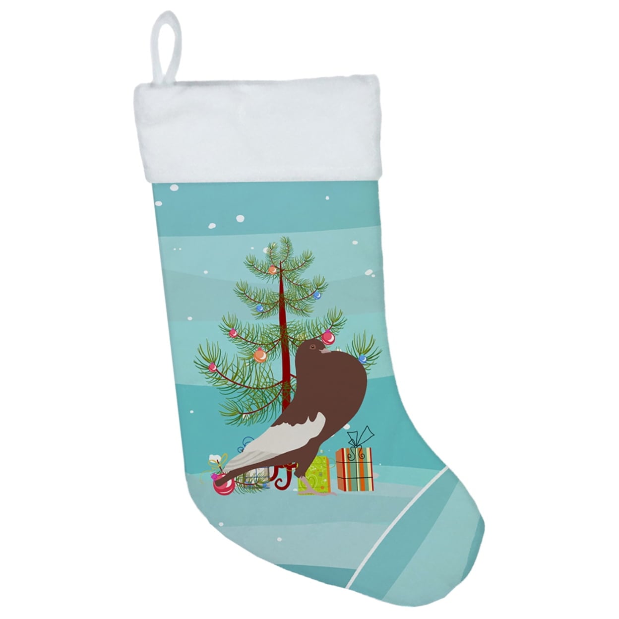 English Pouter Pigeon Christmas Christmas Stocking