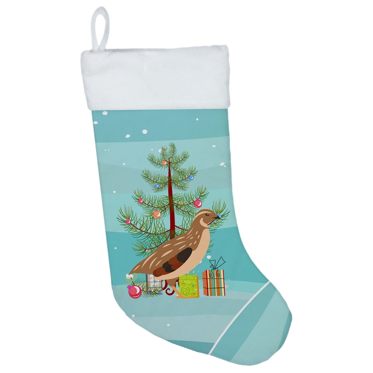 BB9322CS Golden Phoenix Quail Christmas Christmas Stocking