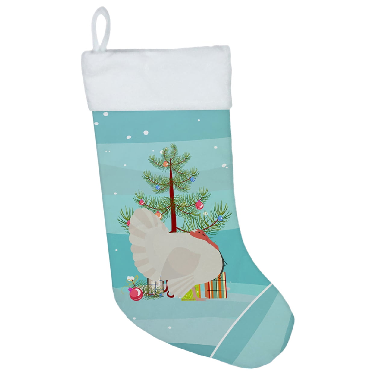 BB9350CS White Holland Turkey Christmas Christmas Stocking