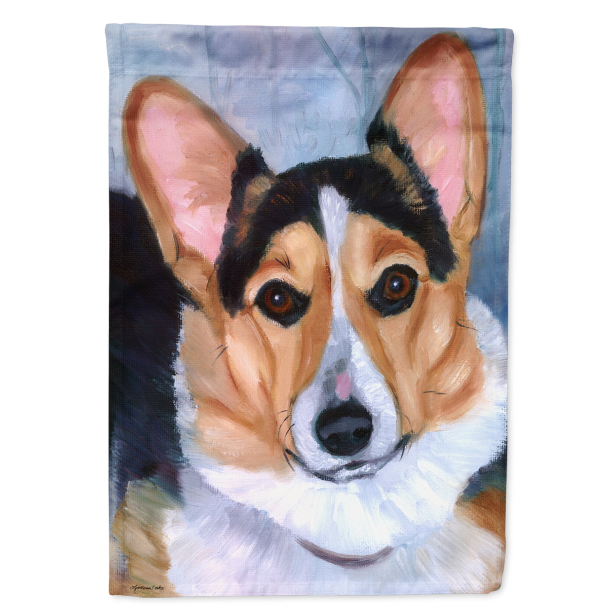 Pembroke Corgi Seriously Garden Size Flag