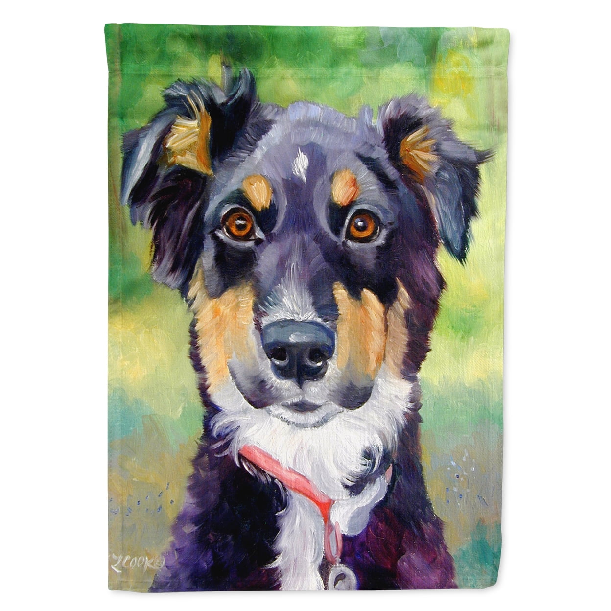English Shepherd Garden Size Flag