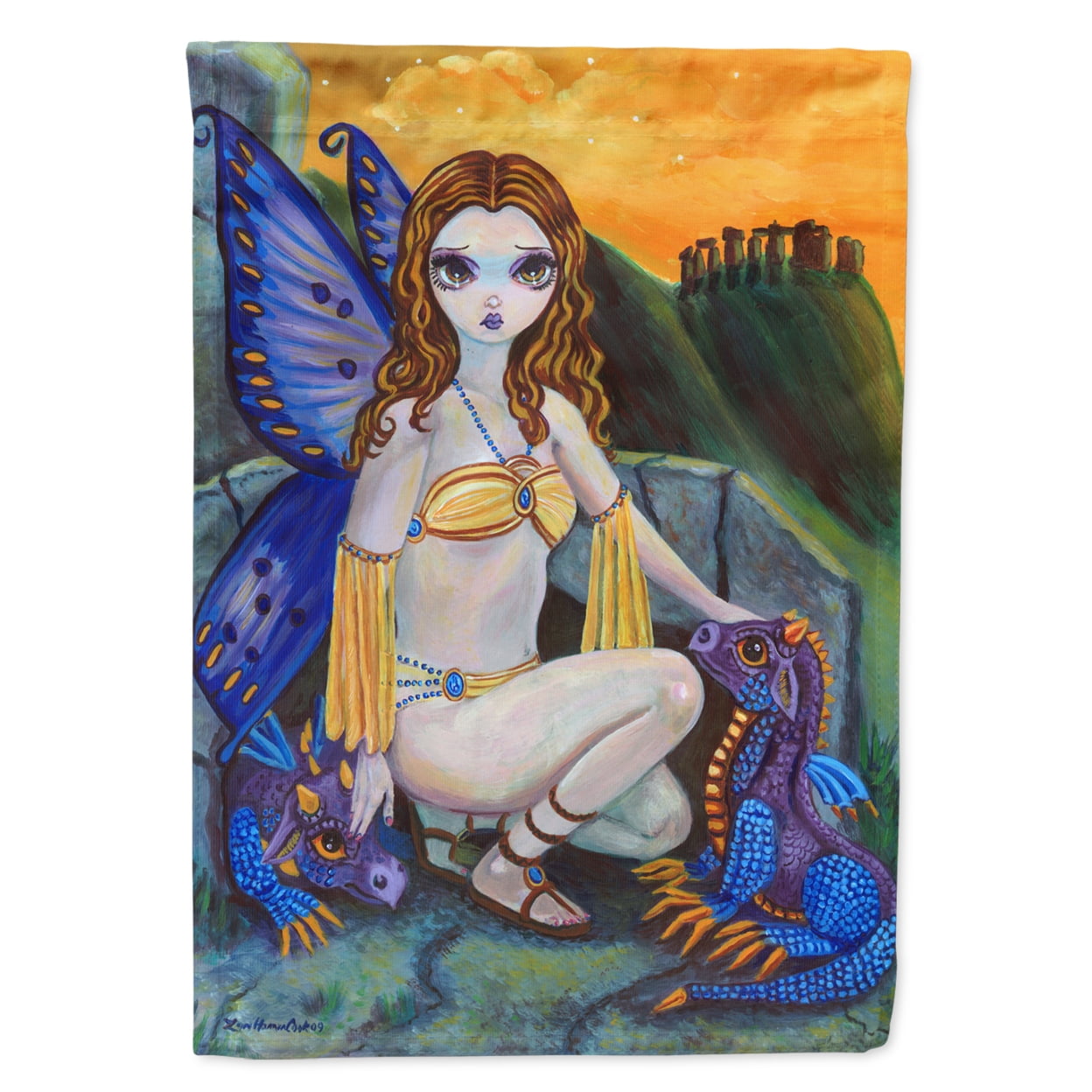 Fairy Foundlings Garden Size Flag