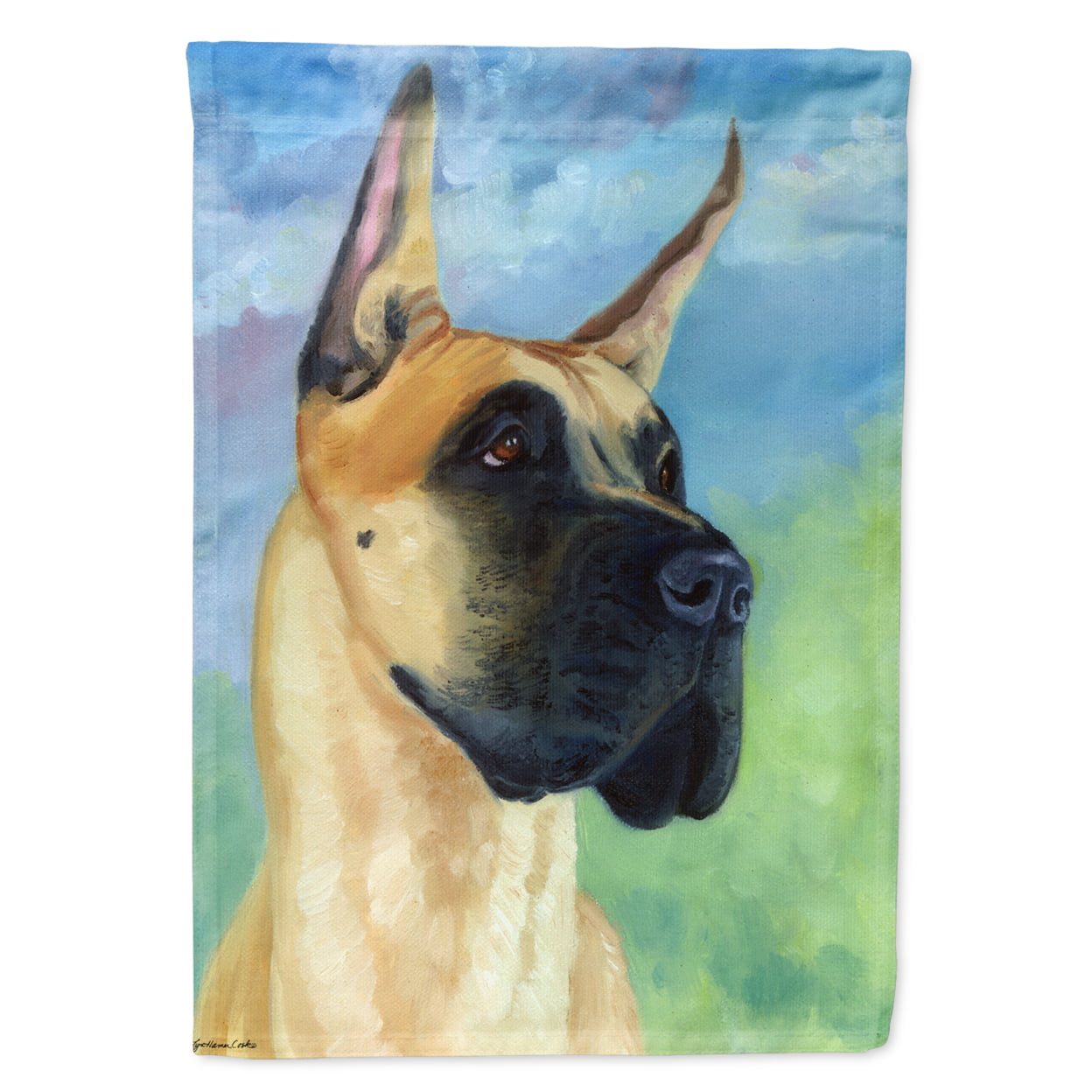 Great Dane Apollo the Great Garden Size Flag