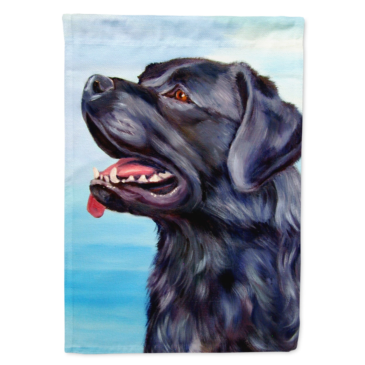 Black Labrador Retriever Garden Size Flag