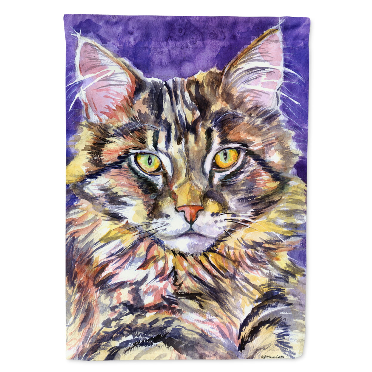 Maine Coon Sassy Garden Size Flag