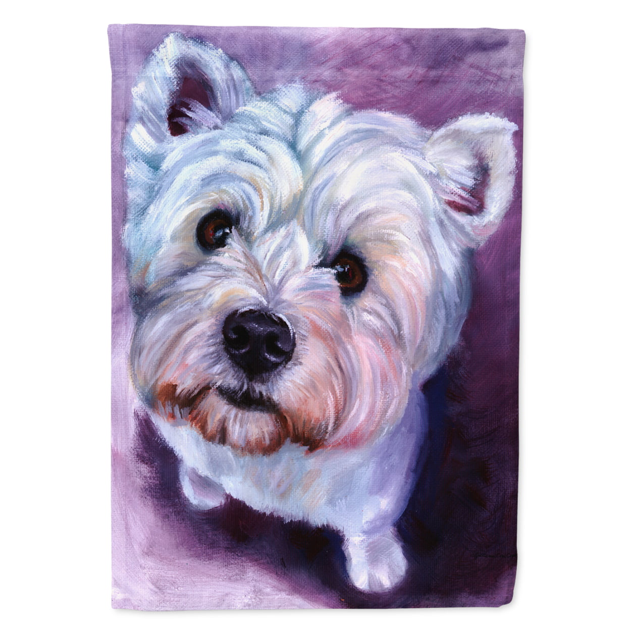 Whatsup Westie Garden Size Flag