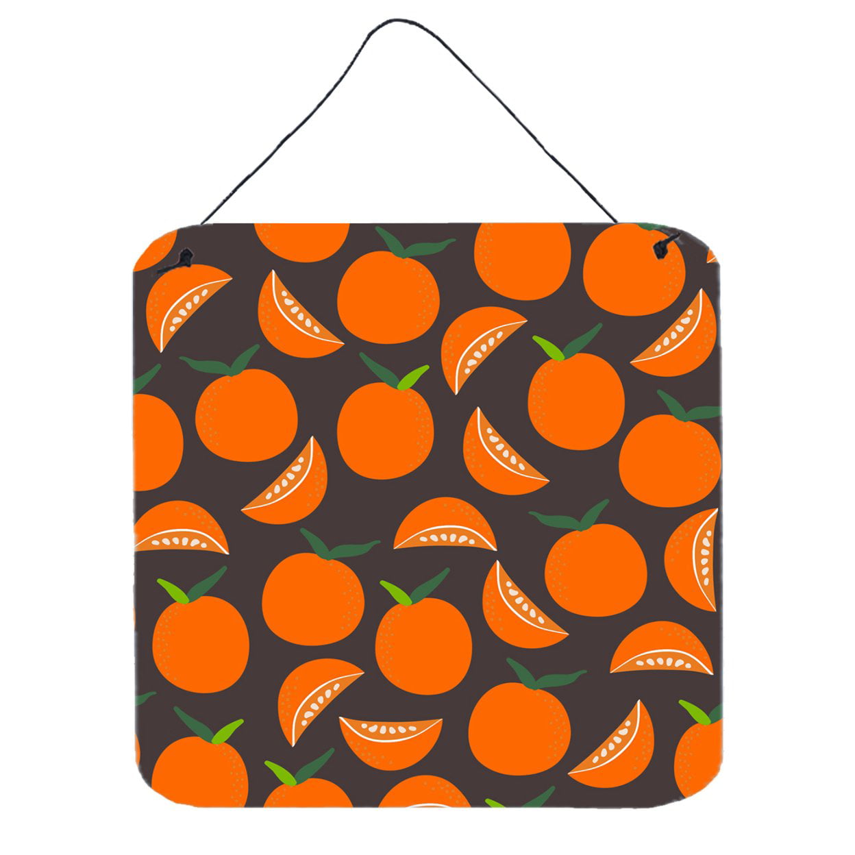Oranges on Gray Wall or Door Hanging Prints