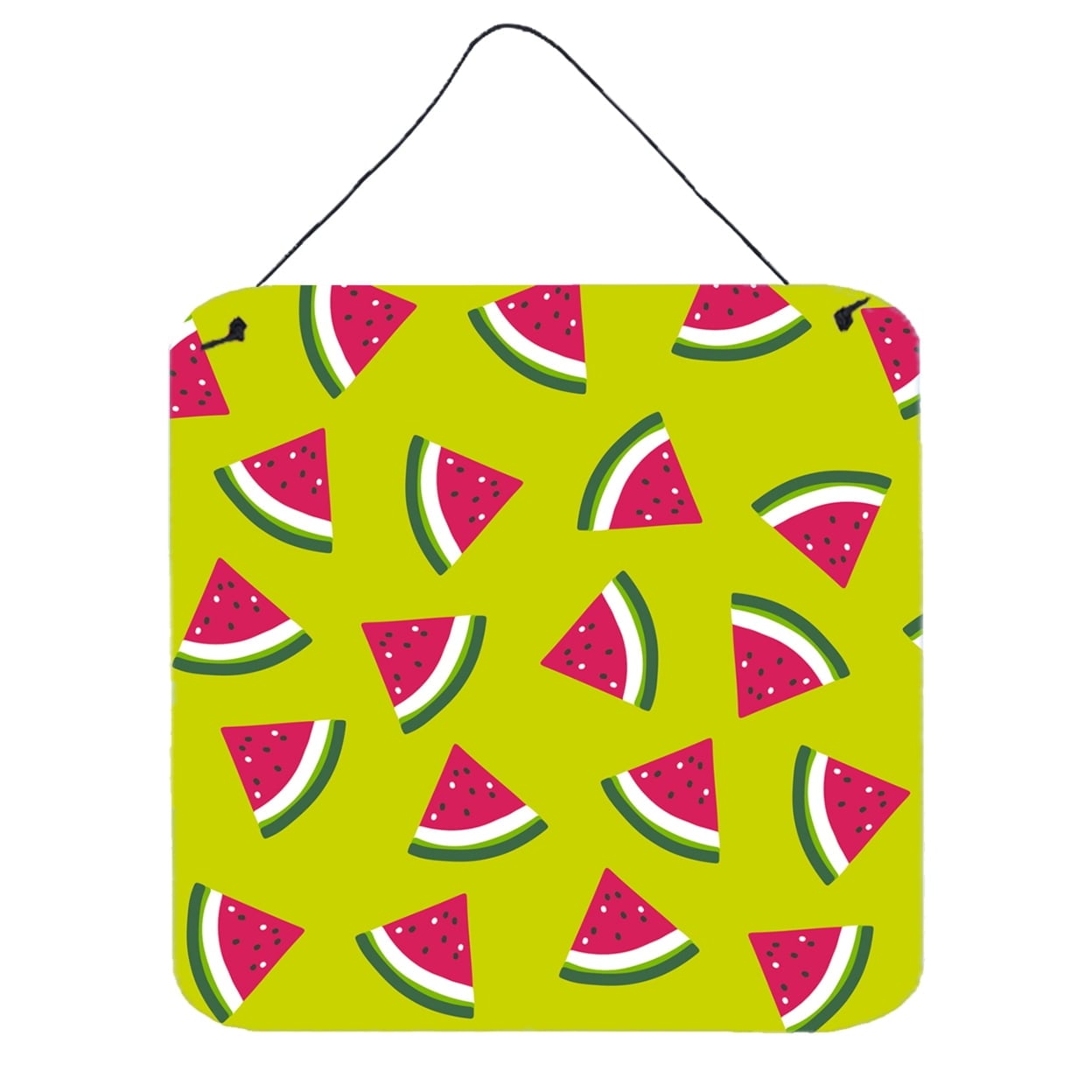 Watermelon on Lime Green Wall or Door Hanging Prints