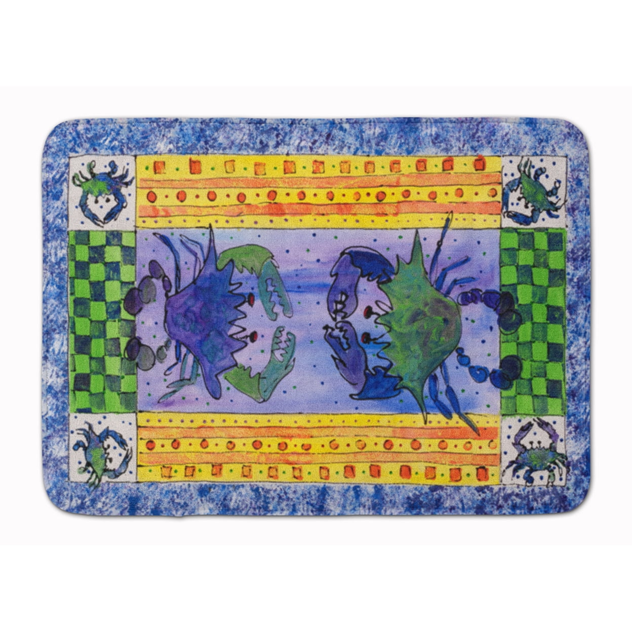 8070-RUG Crab Machine Washable Memory Foam Mat