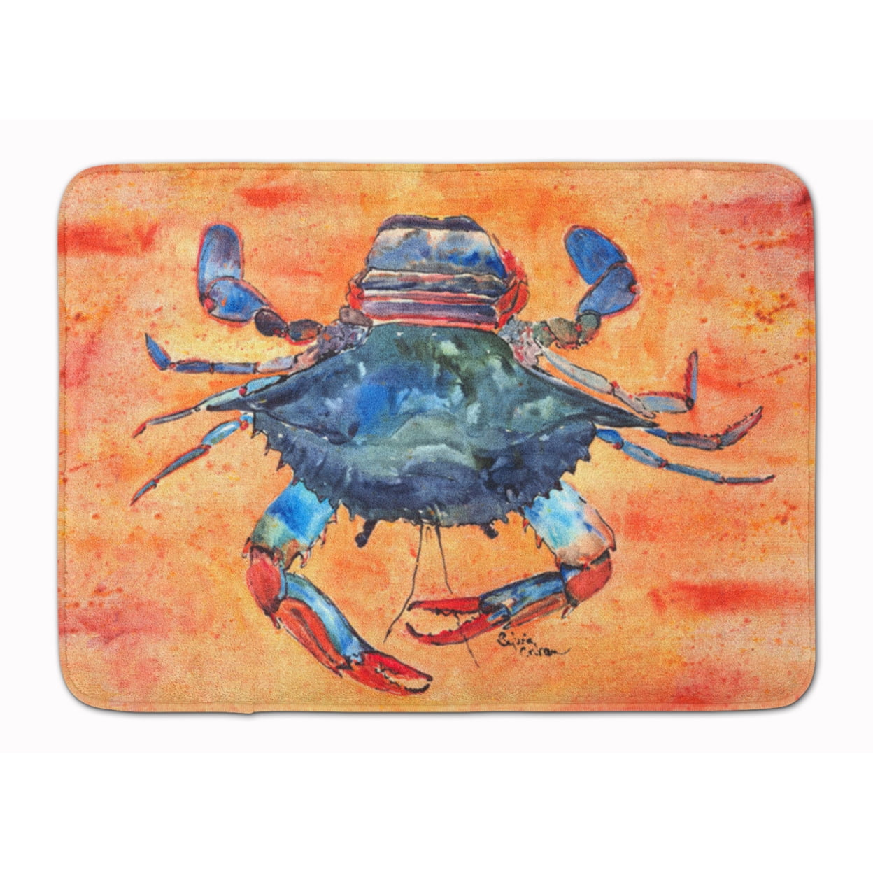 8096-RUG Crab Machine Washable Memory Foam Mat