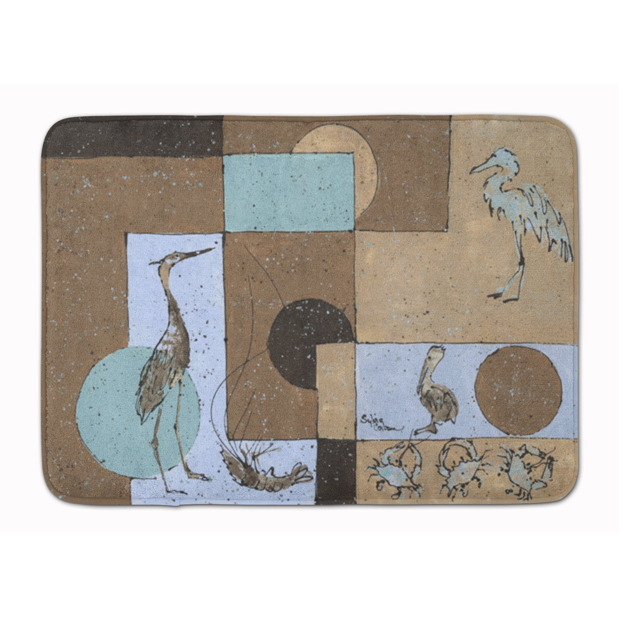 Blue Heron Machine Washable Memory Foam Mat
