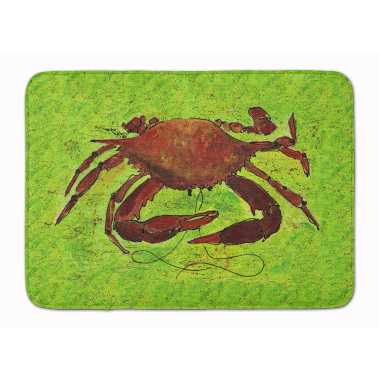 8127-RUG Crab Machine Washable Memory Foam Mat