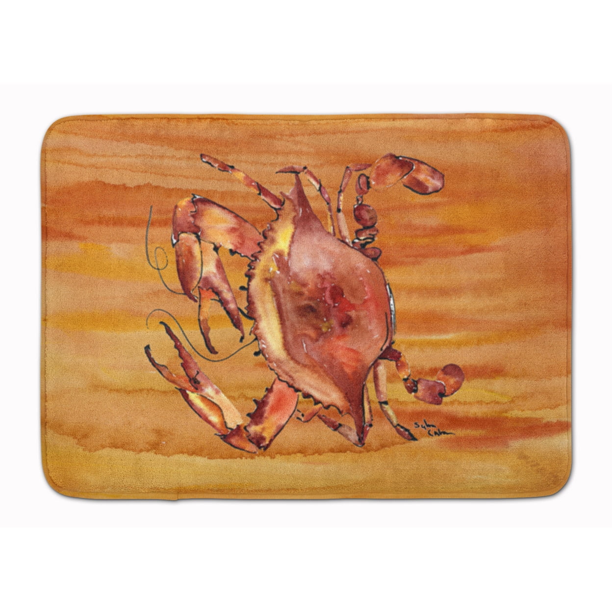 8139-RUG Crab Machine Washable Memory Foam Mat