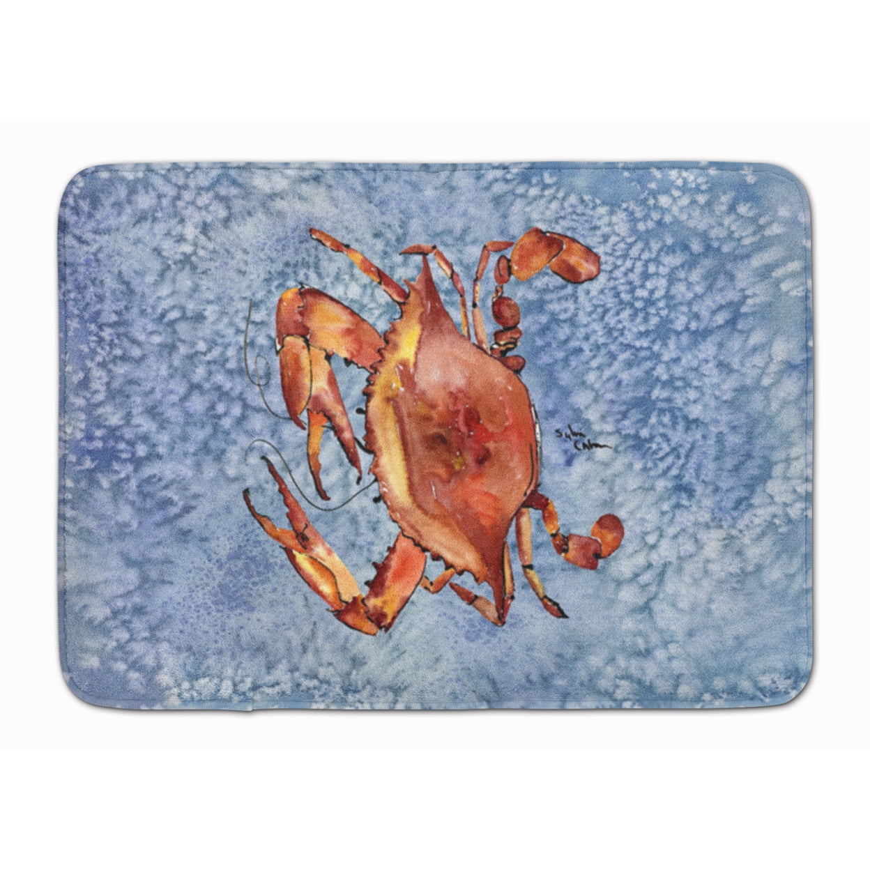 8147-RUG Crab Machine Washable Memory Foam Mat