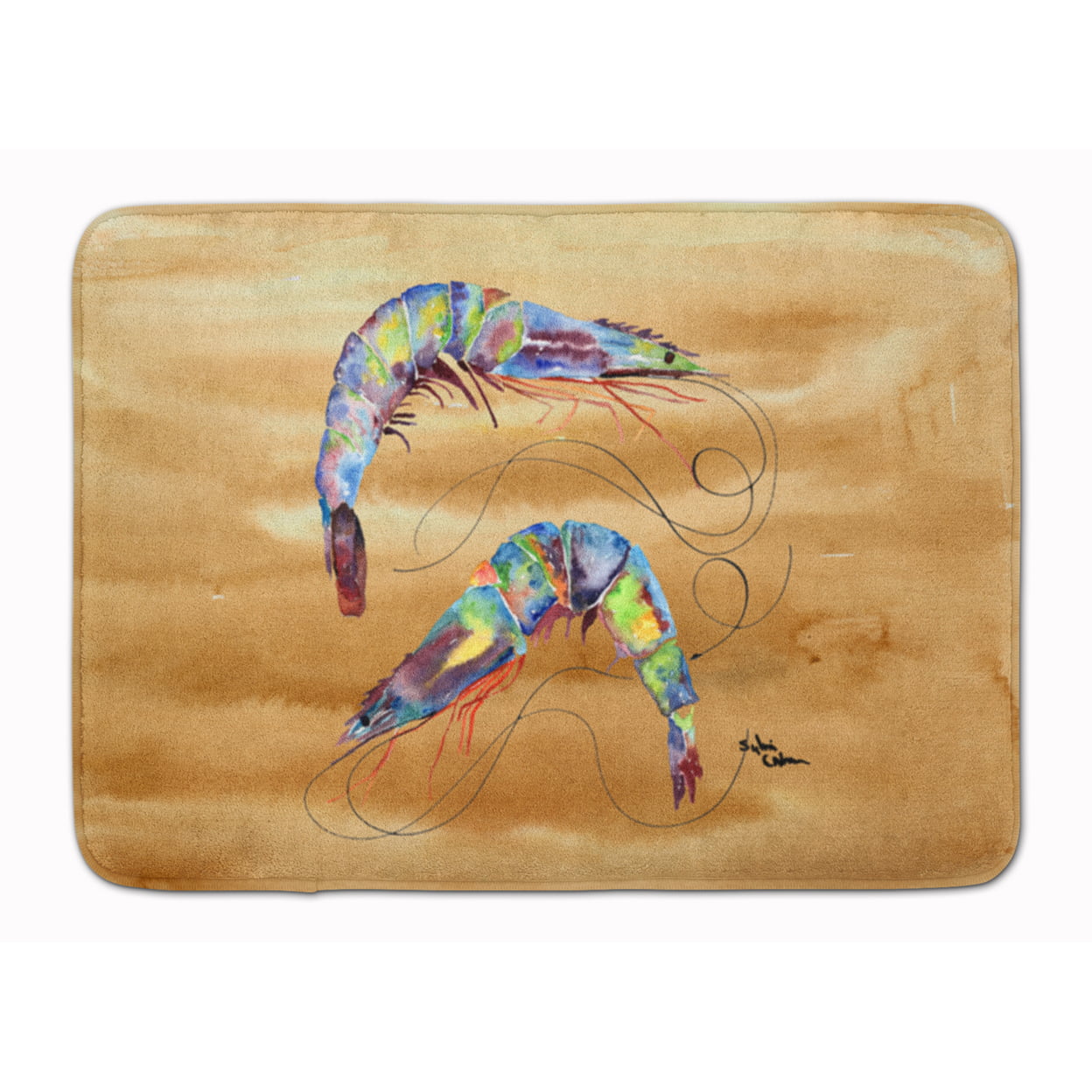 8158-RUG Shrimp Machine Washable Memory Foam Mat
