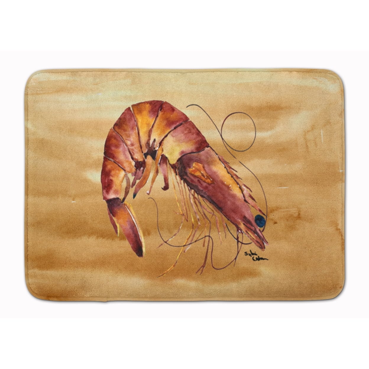 8161-RUG Shrimp Machine Washable Memory Foam Mat
