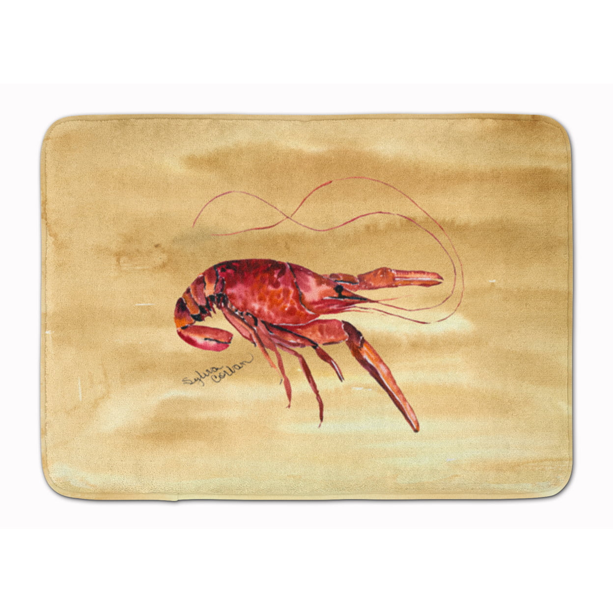 Crawfish Machine Washable Memory Foam Mat