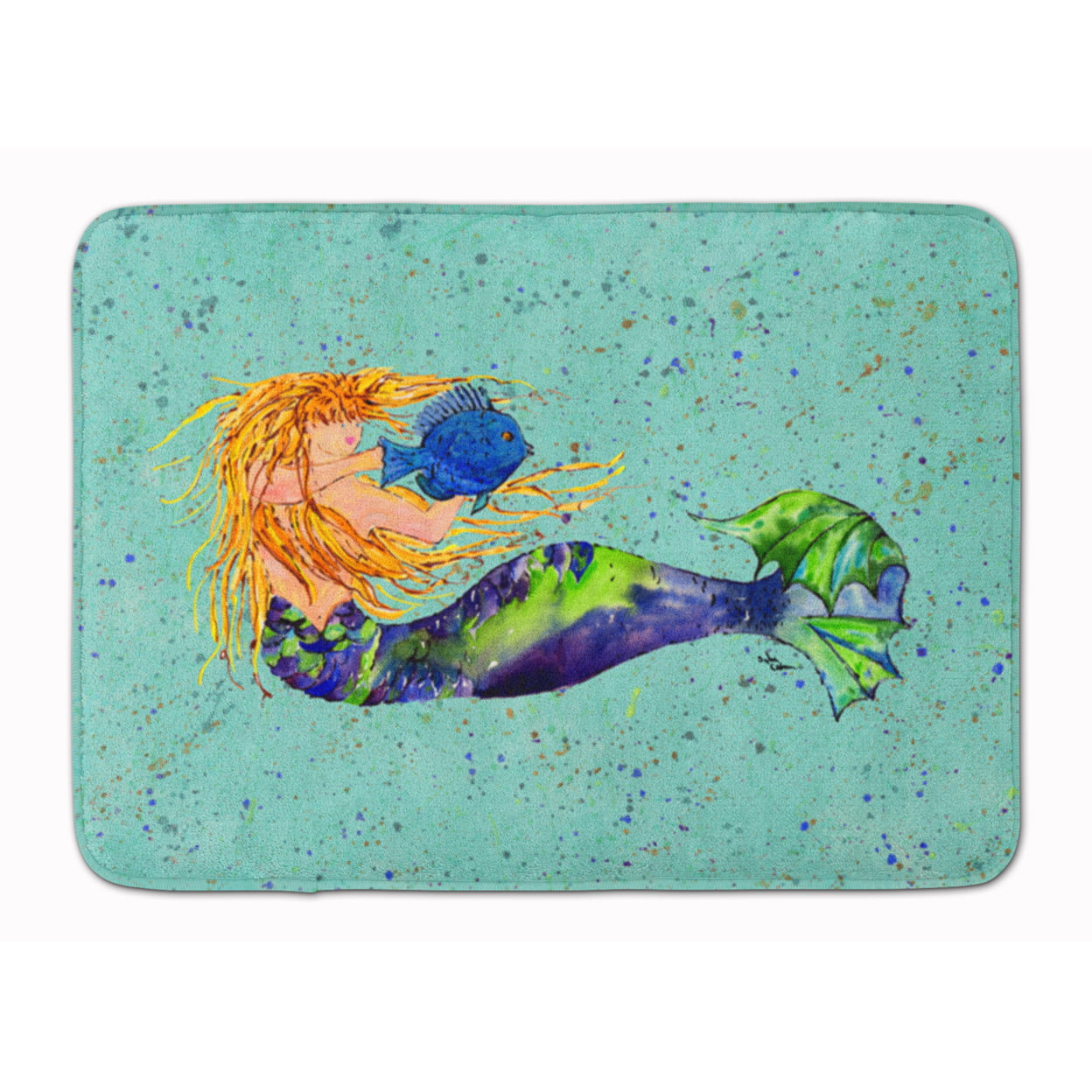 8336-RUG Mermaid Machine Washable Memory Foam Mat