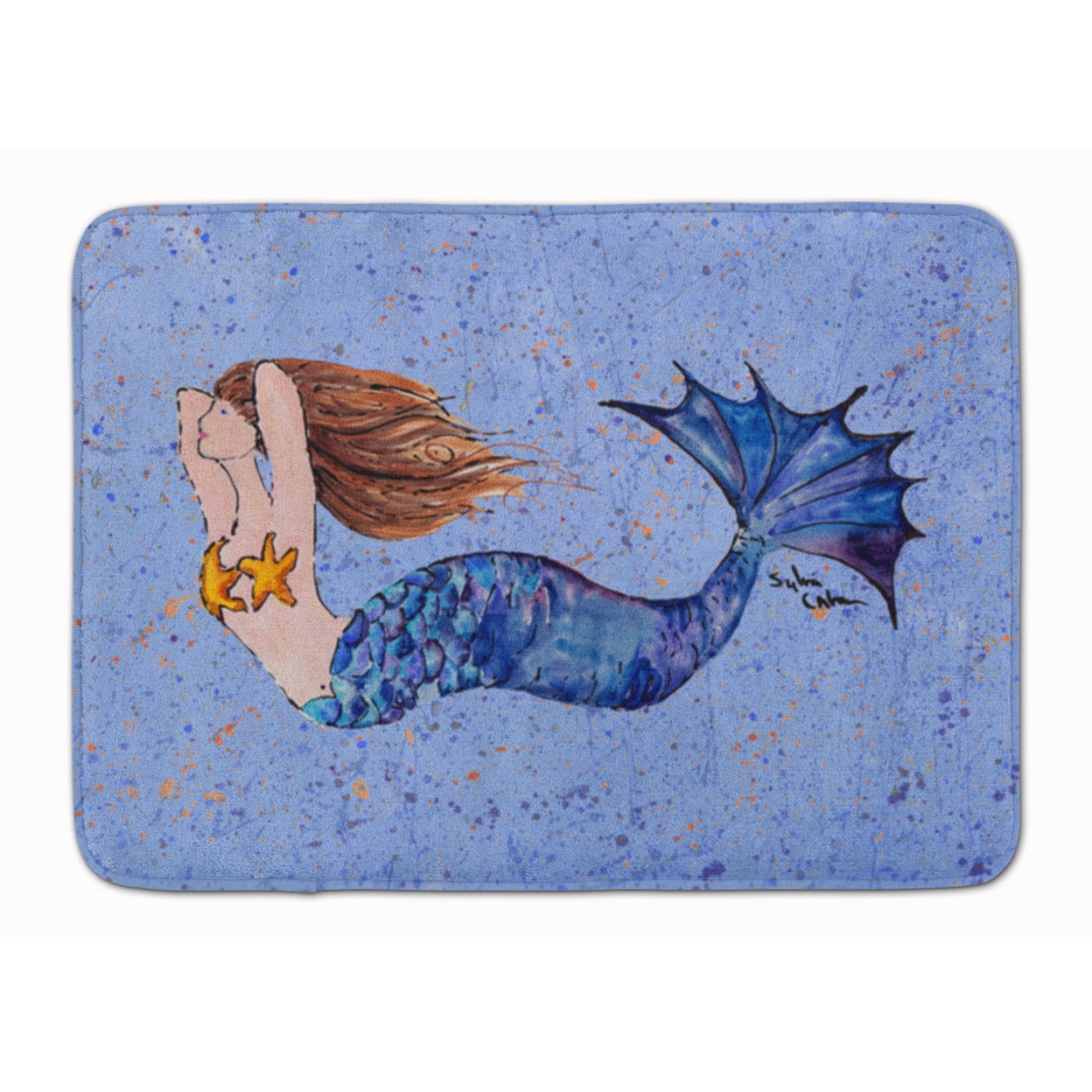 Mermaid Machine Washable Memory Foam Mat