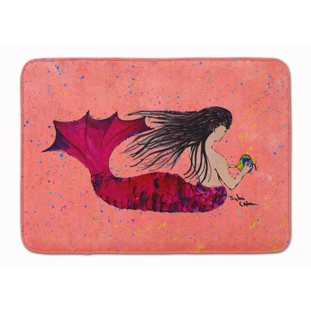 Mermaid Machine Washable Memory Foam Mat