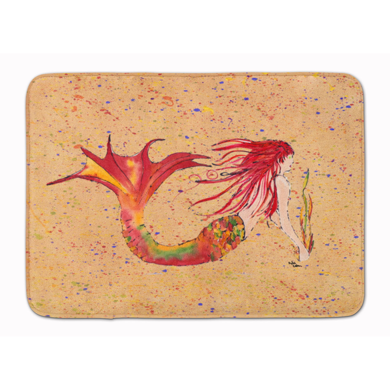 Mermaid Machine Washable Memory Foam Mat