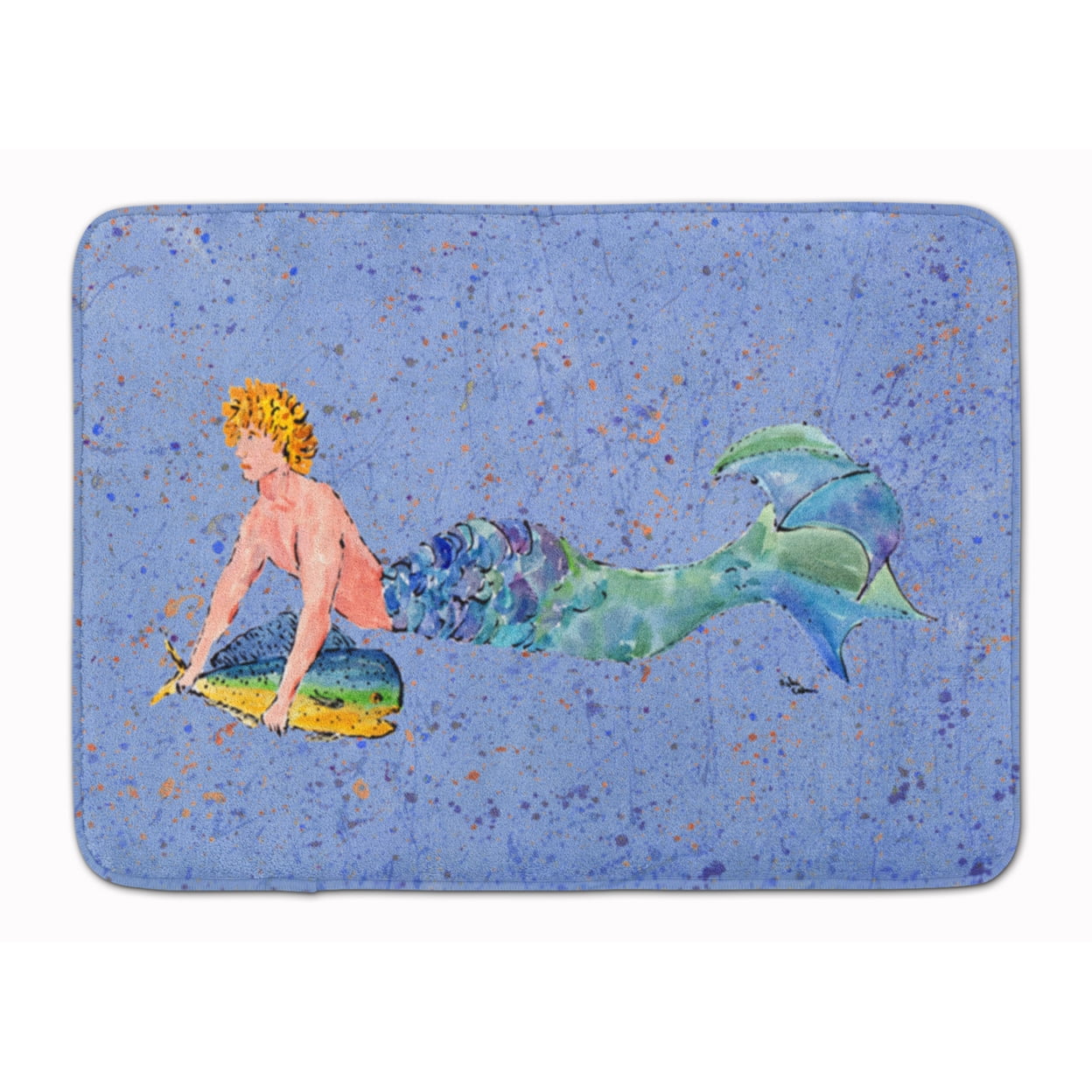 8347-RUG Merman Machine Washable Memory Foam Mat