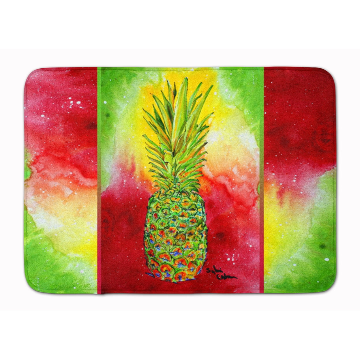 8395-RUG Pineapple Machine Washable Memory Foam Mat