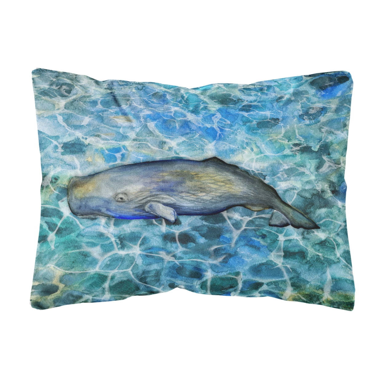 Sperm Whale Cachalot Canvas Fabric Decorative Pillow