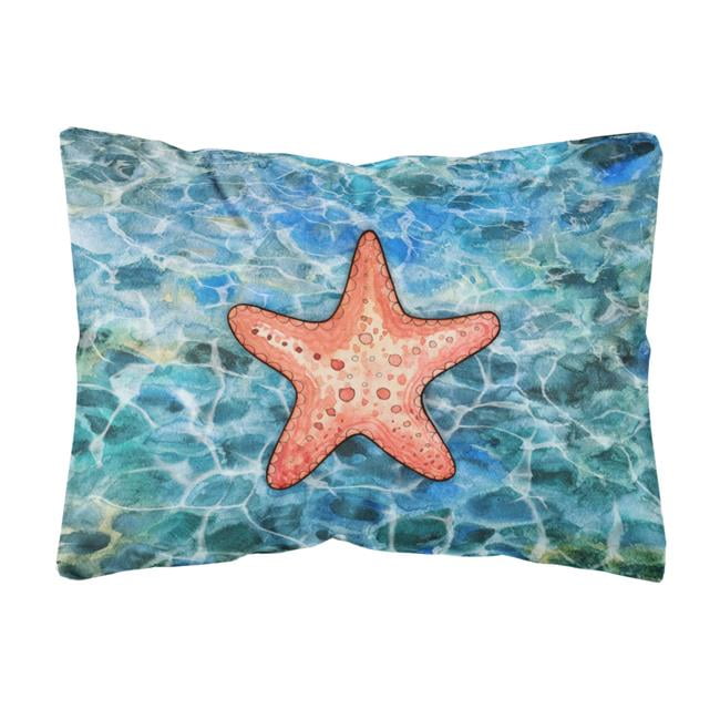 Starfish Canvas Fabric Decorative Pillow
