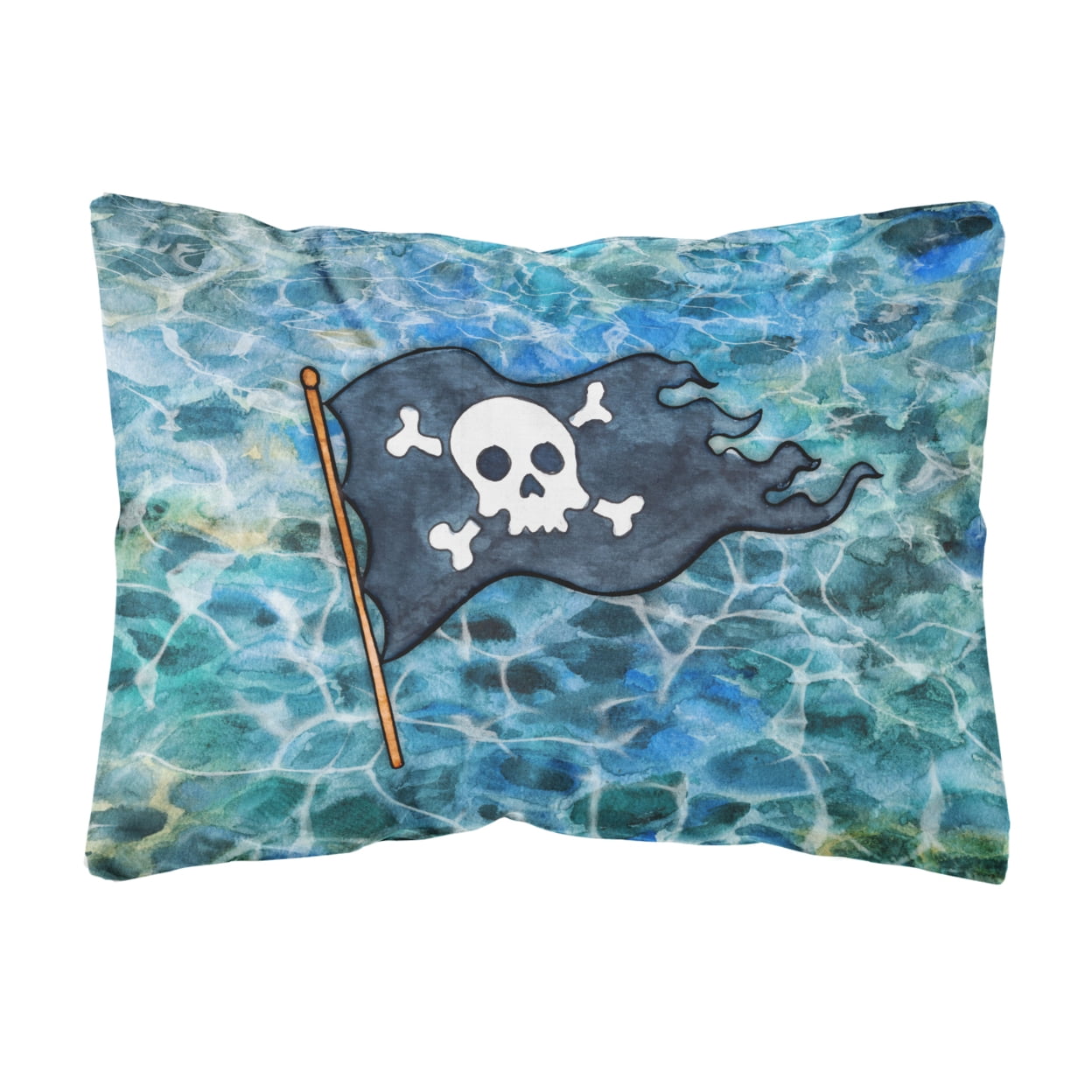 Pirate Flag Canvas Fabric Decorative Pillow