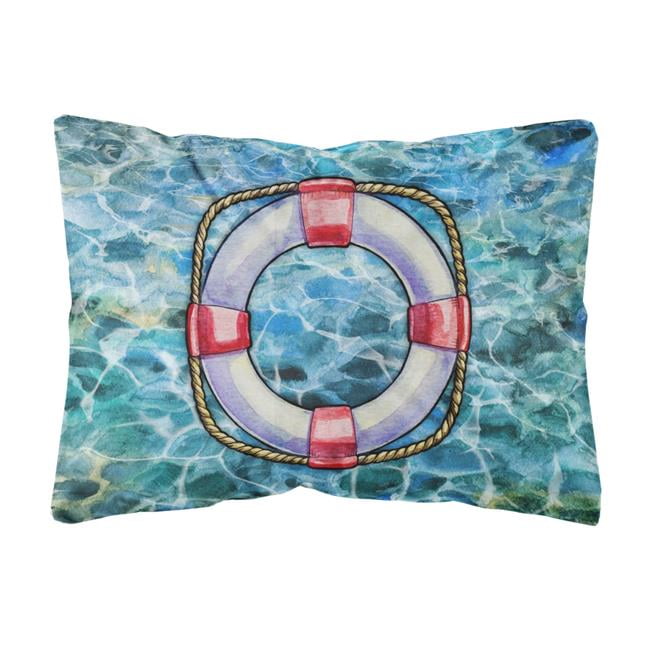 Life Saver Canvas Fabric Decorative Pillow