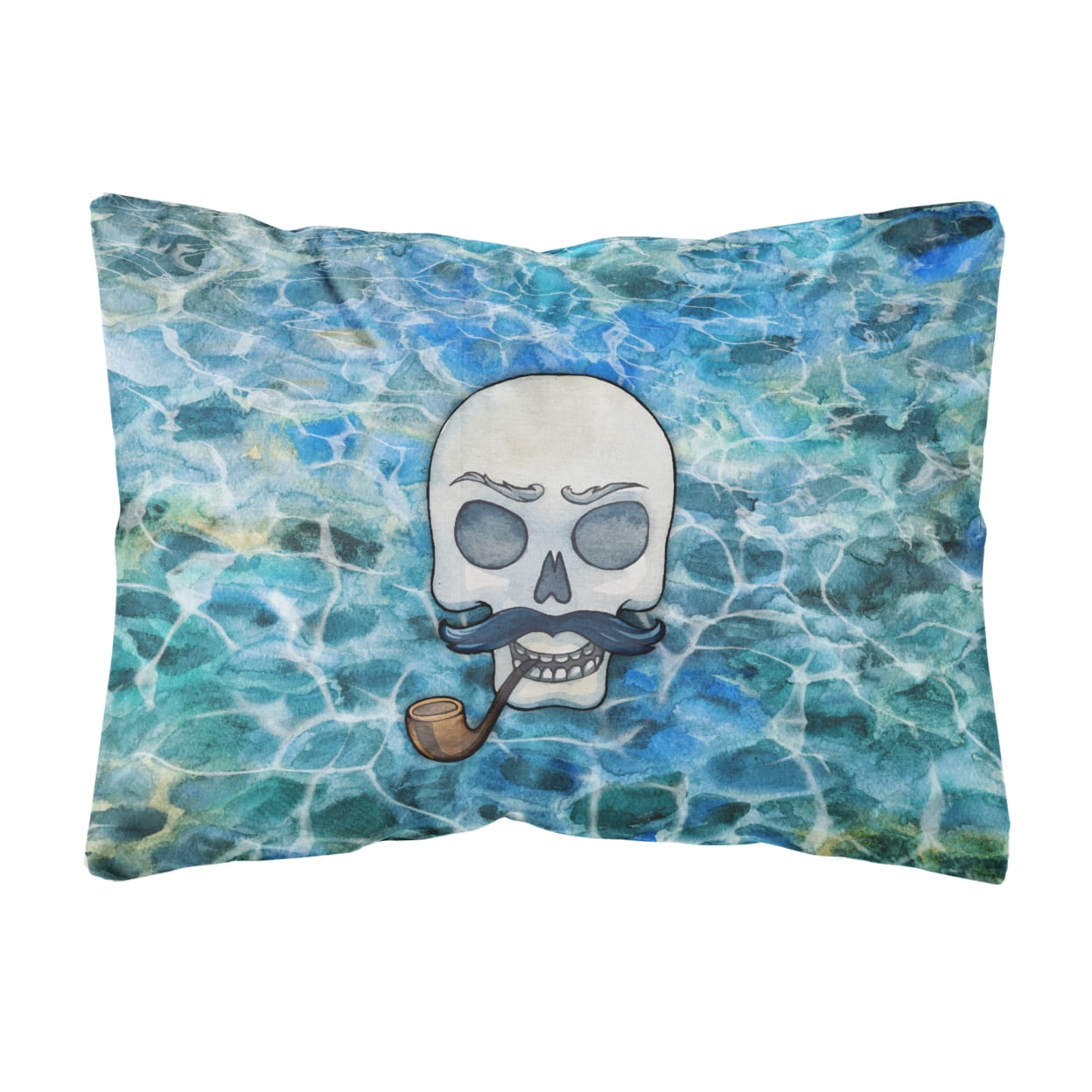 Skeleton Skull Pirate Canvas Fabric Decorative Pillow
