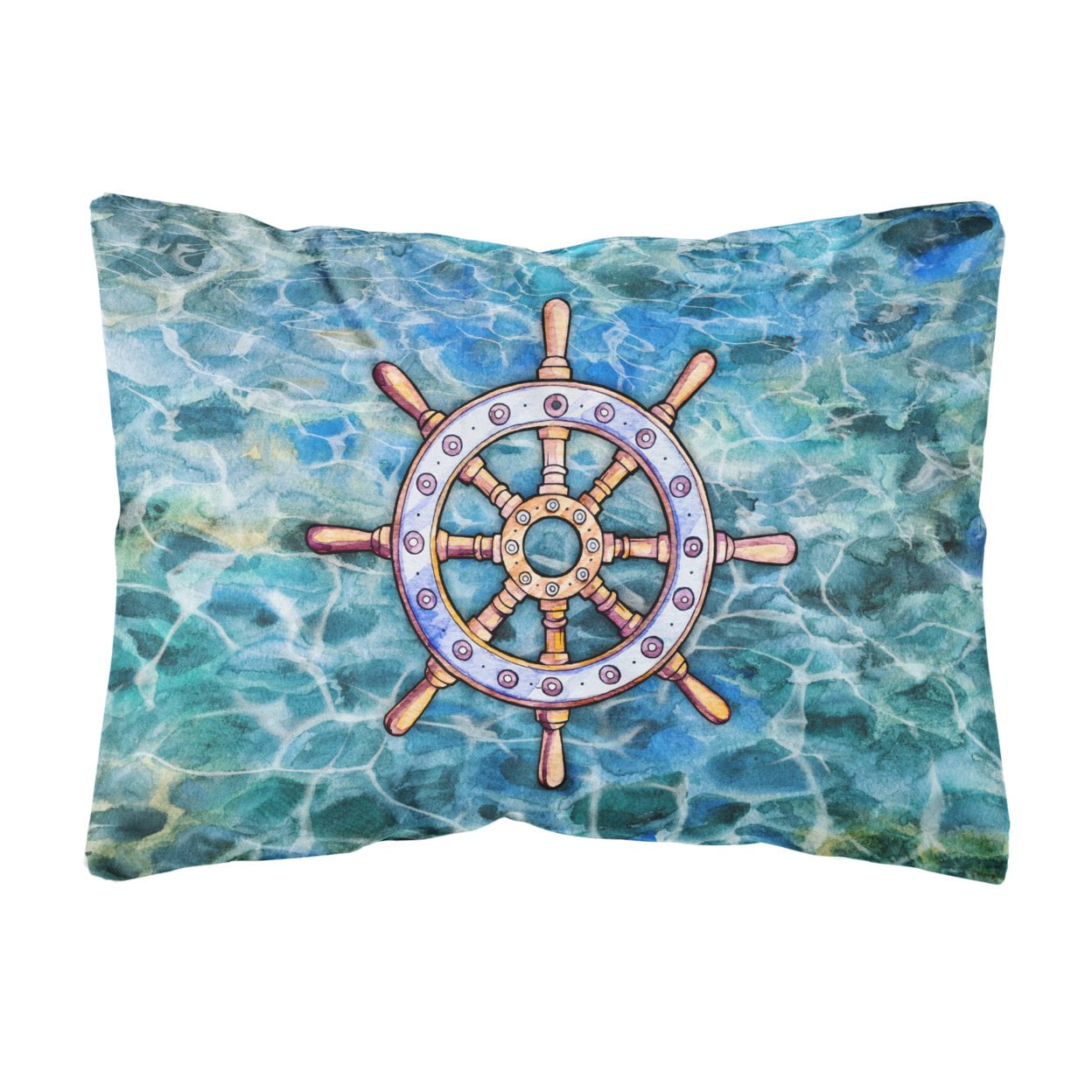 Steering Wheel Helm Canvas Fabric Decorative Pillow