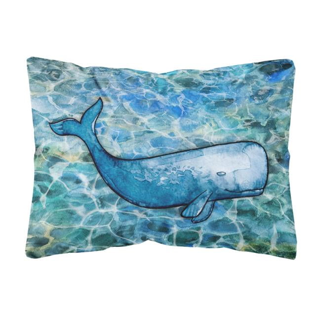Sperm Whale Cachalot Canvas Fabric Decorative Pillow
