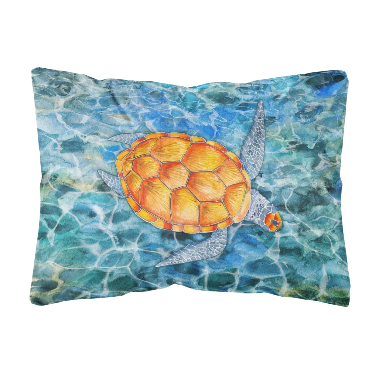 Sea Turtle Canvas Fabric Decorative Pillow