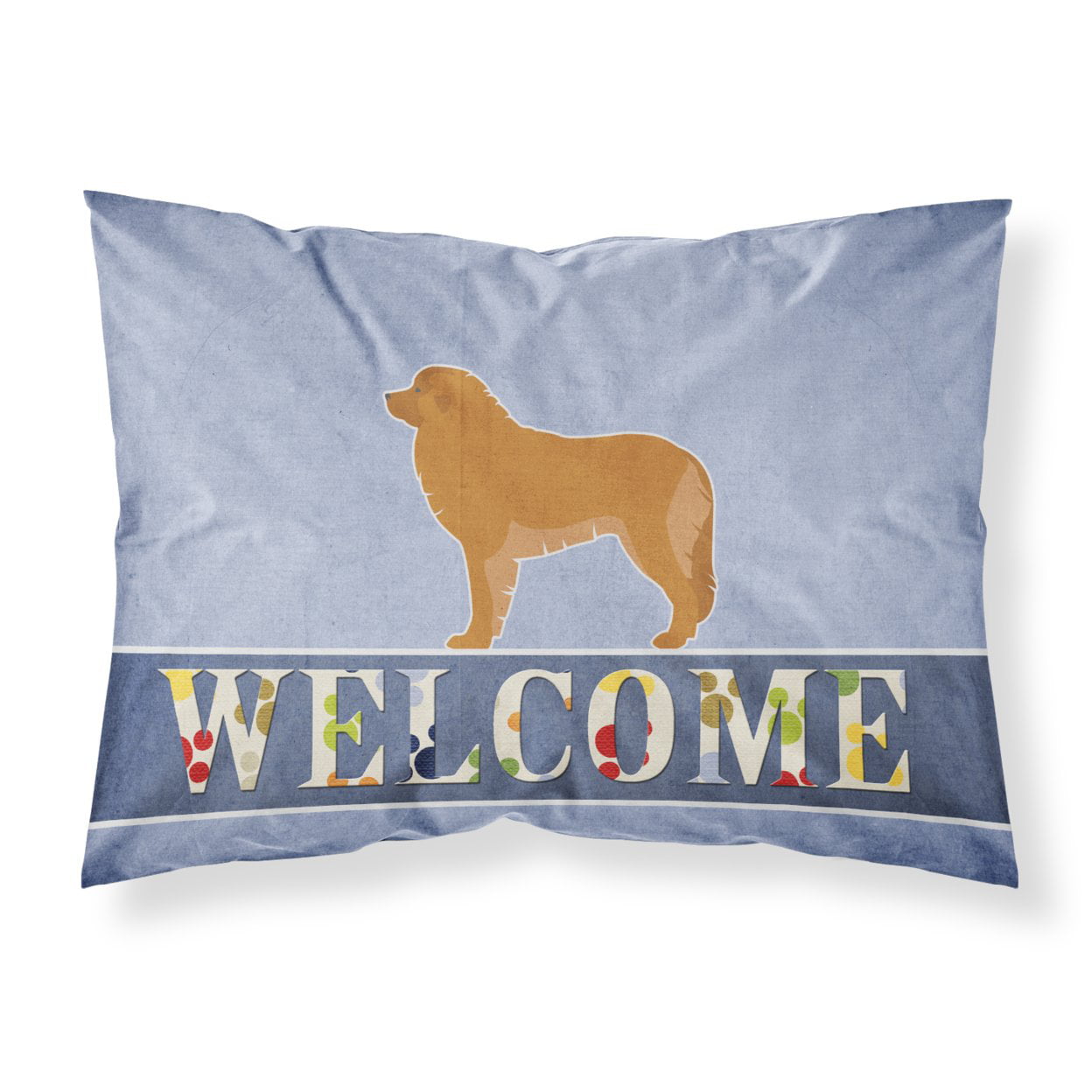 Leonberger Welcome Fabric Standard Pillowcase