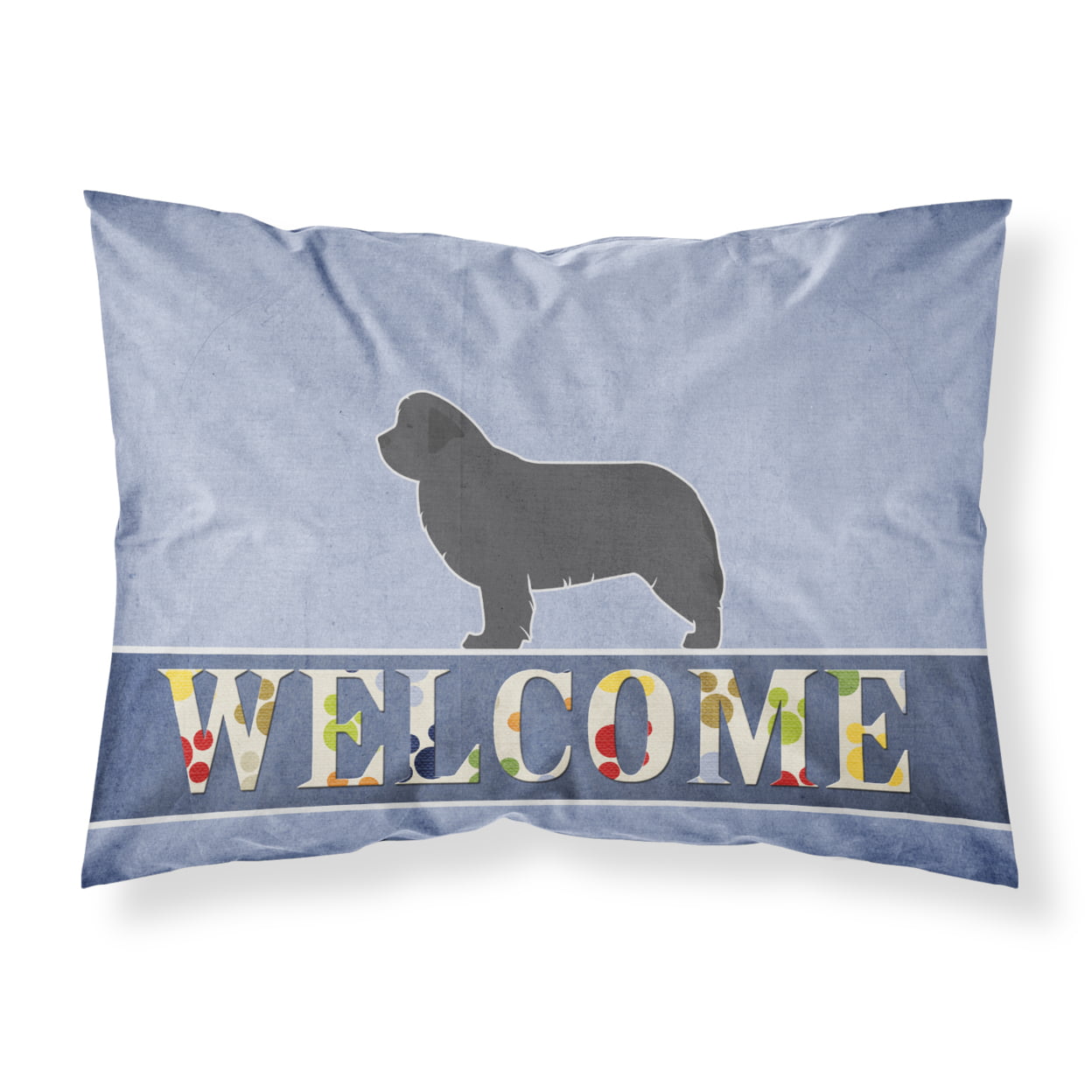 Newfoundland Welcome Fabric Standard Pillowcase