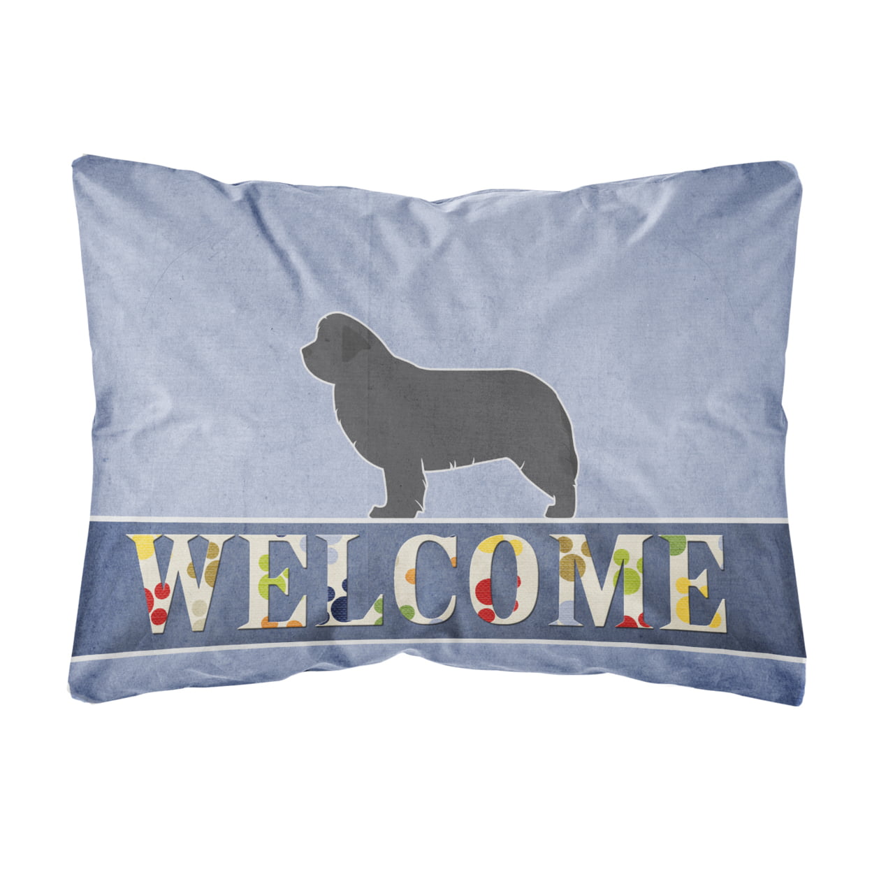 Newfoundland Welcome Canvas Fabric Decorative Pillow