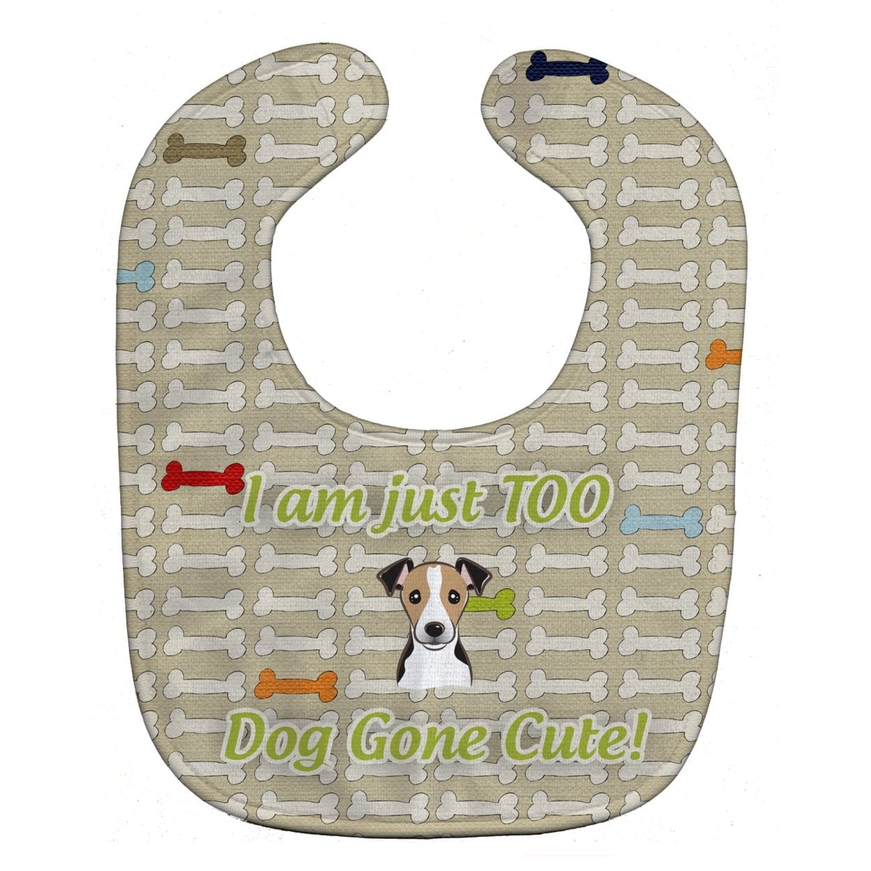 Too Cute Jack Russell Terrier Baby Bib