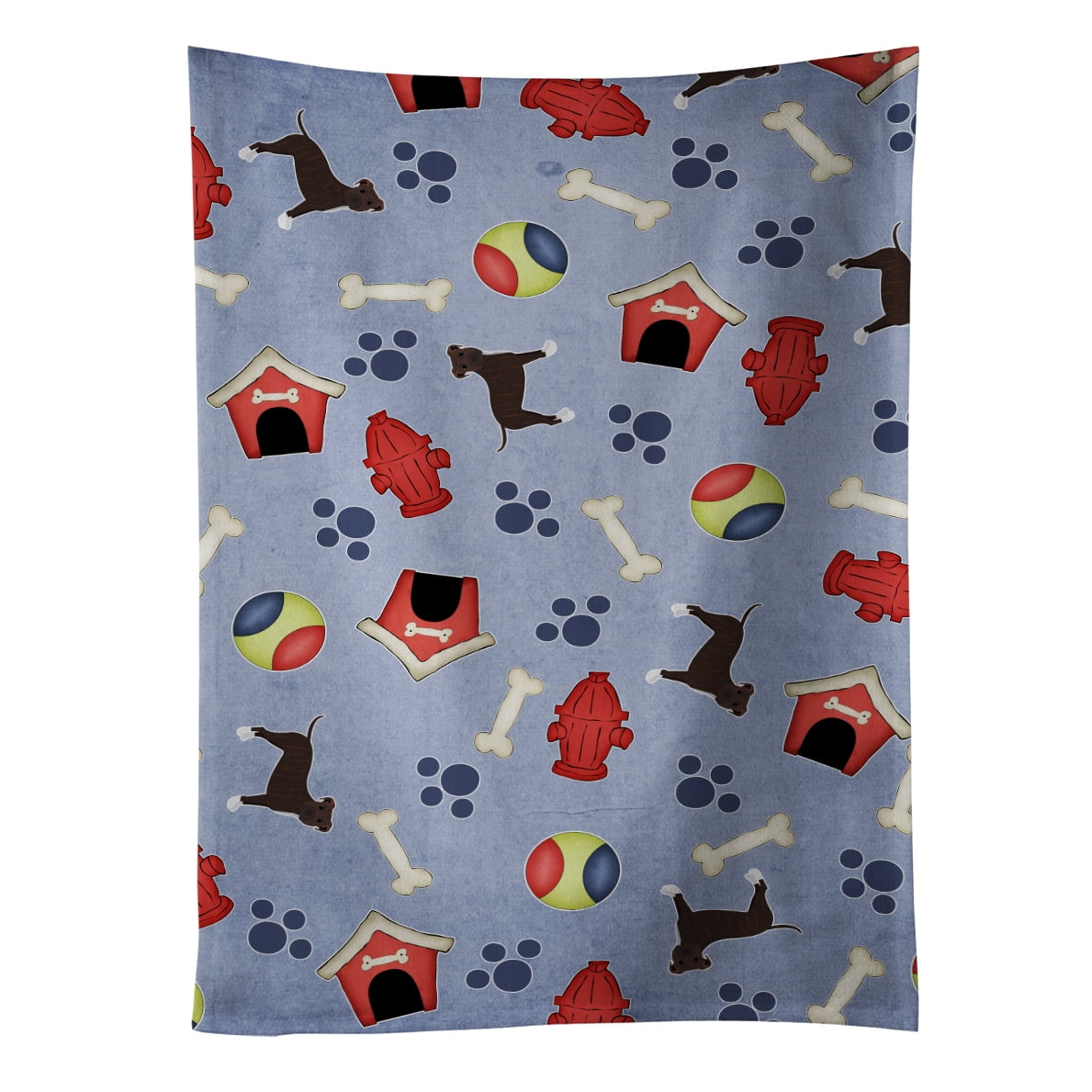 Picture of Carolines Treasures BB4123KTWL Dog House Collection Brindle Staffordshire Bull Terrier Kitchen Towel