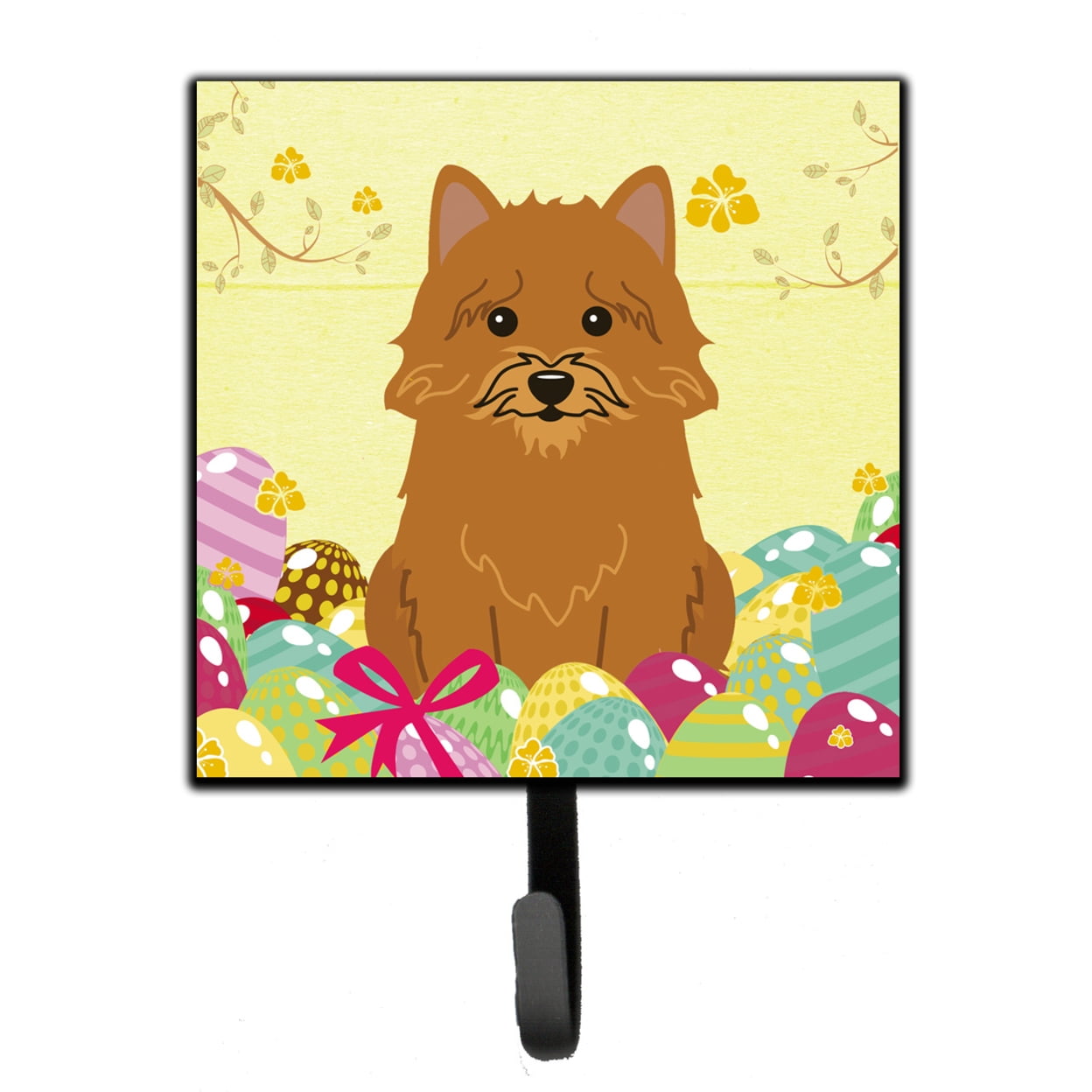 Easter Eggs Norwich Terrier Leash or Key Holder