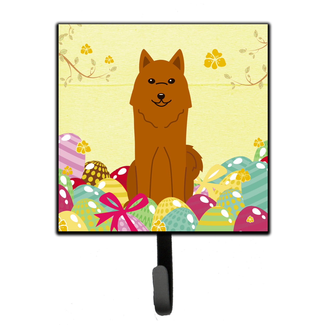 Easter Eggs Karelian Bear Dog Leash or Key Holder