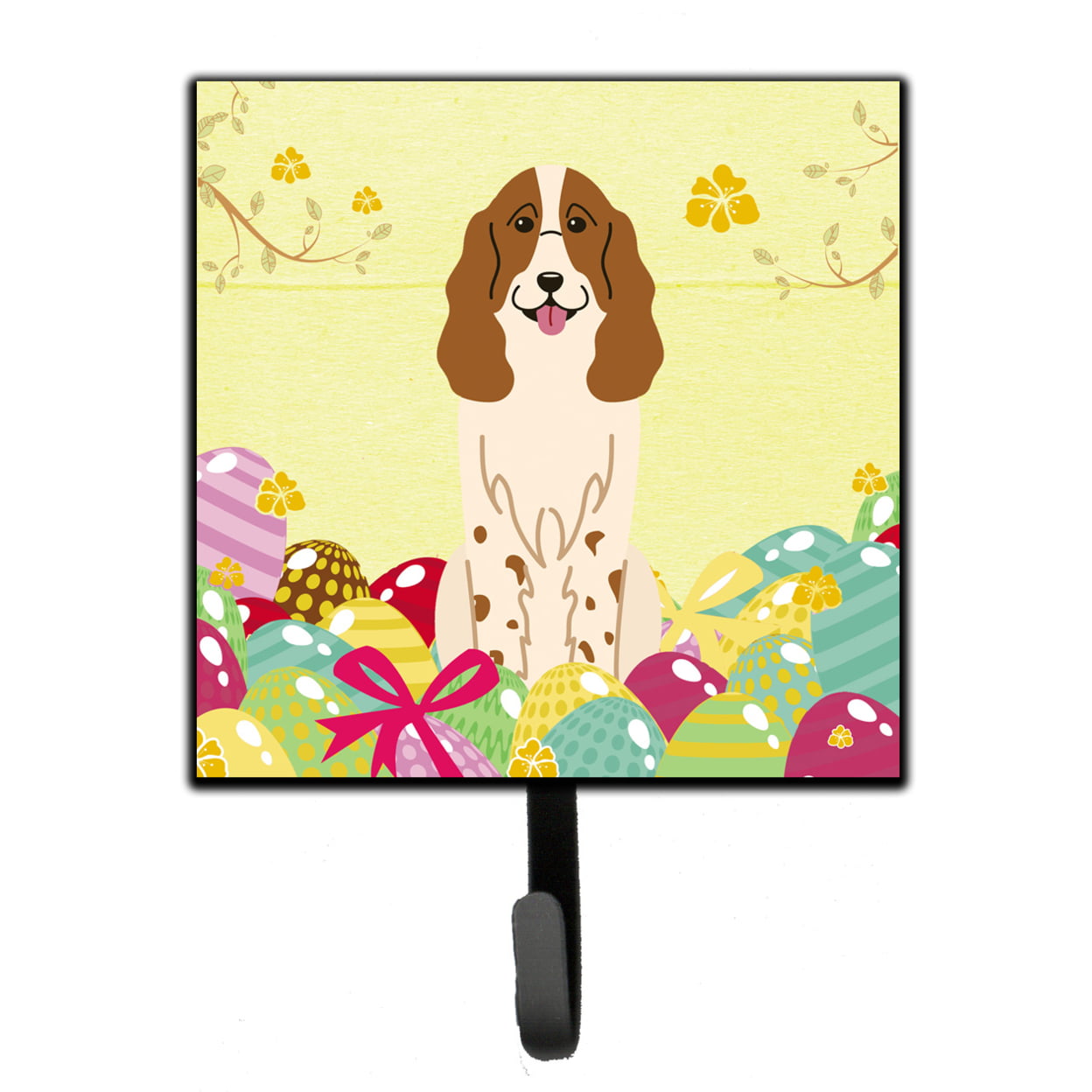 Easter Eggs Russian Spaniel Leash or Key Holder